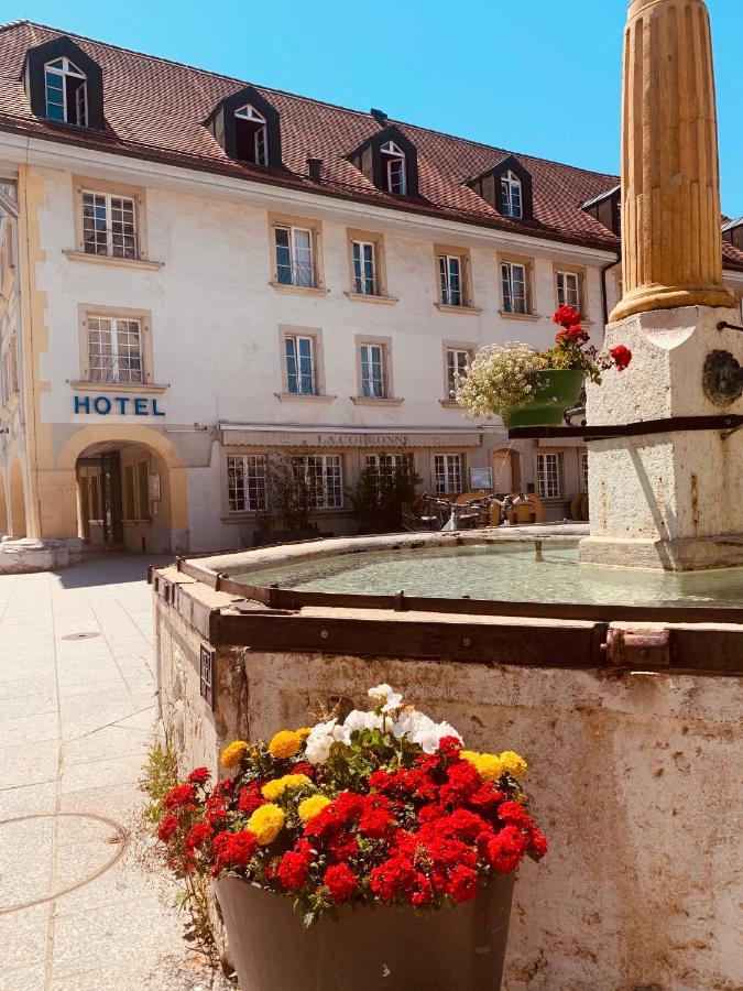 Swiss Hotel La Couronne Avenches Exterior foto